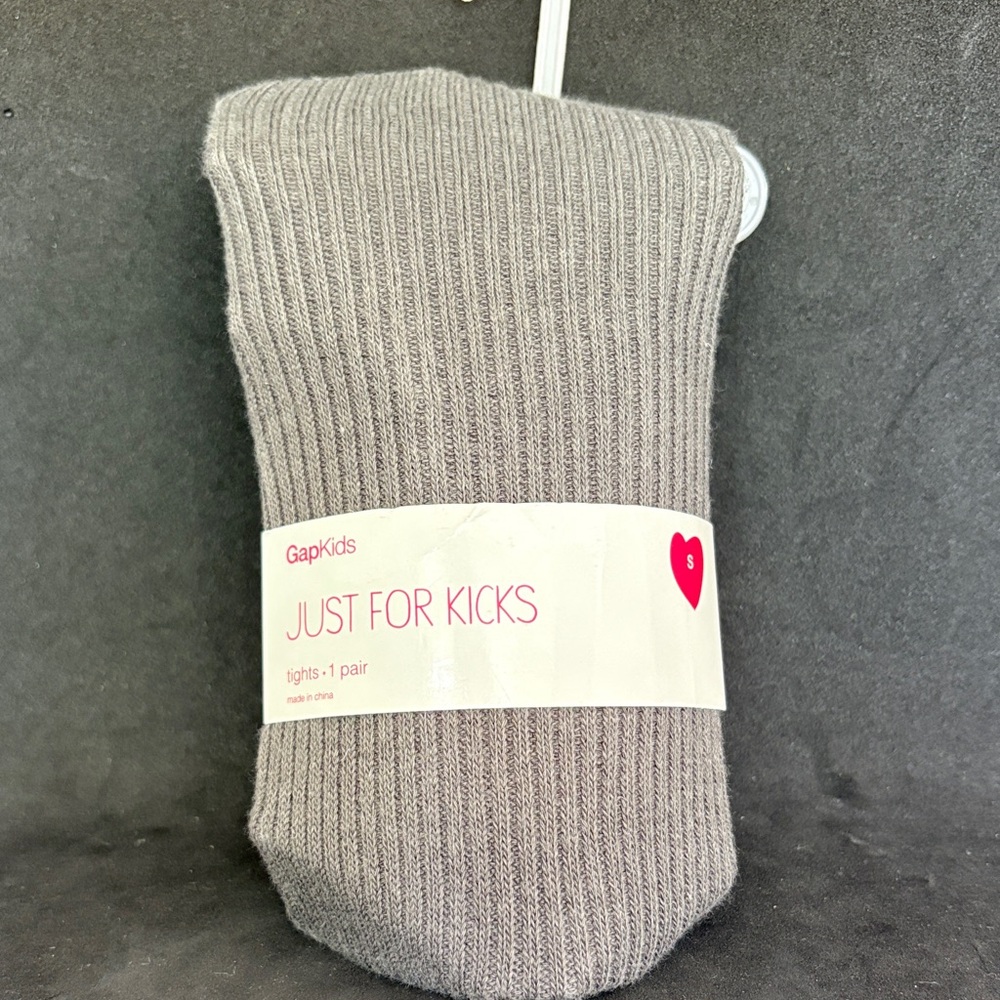 GapKids Gray Ribbed Tights